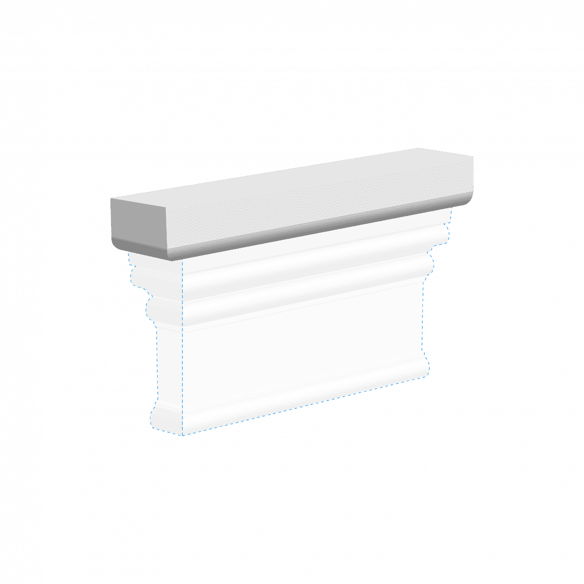 Декоративный элемент верхний Ultrawood D 4200