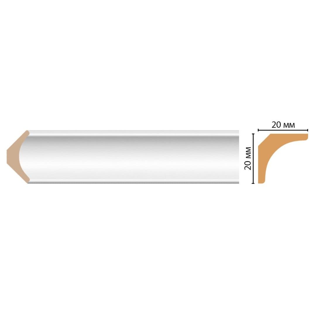 Плинтус потолочный Decomaster D133-114 ДМ