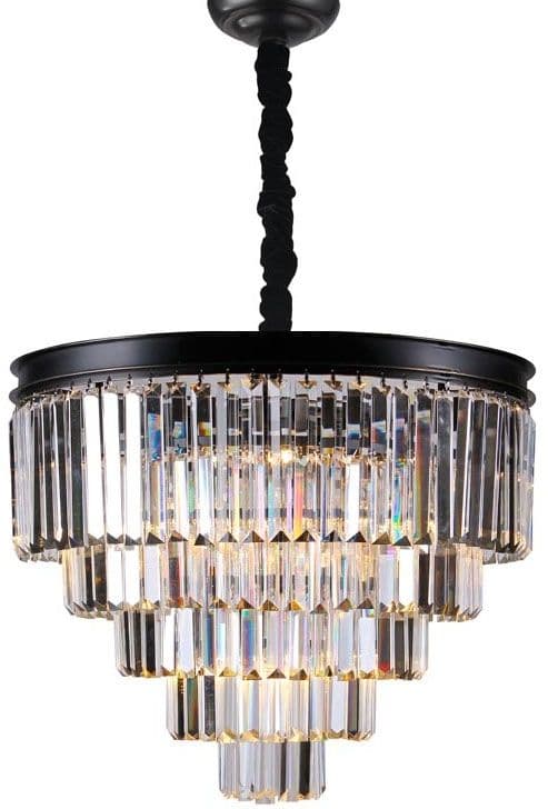 Подвесная люстра Newport 31109/S black+gold