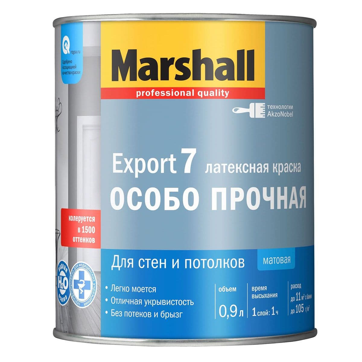 MARSHALL EXPORT 7 ОСОБО ПРОЧНАЯ краска латексная матовая
