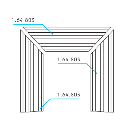Элемент камина интерьерный Европласт 1.64.803