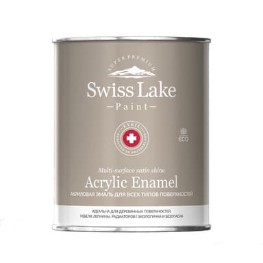 Swiss Lake Acrylic Enamel Акриловая эмаль для всех типов поверхностей полуматовая