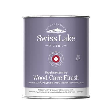 Swiss Lake Wood Care Finish Лессирующий акрилово-полиуретановый лак для внутренних и наружных работ