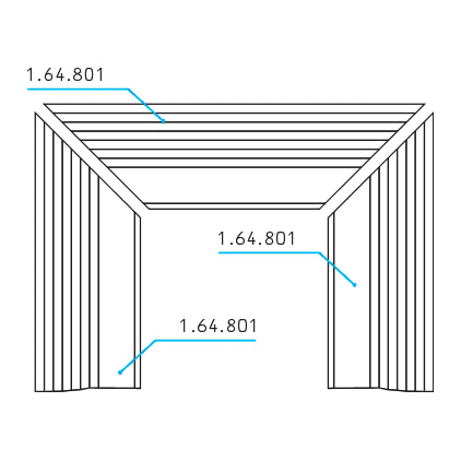Элемент камина интерьерный Европласт 1.64.801 Элемент камина интерьерный Европласт 1.64.801