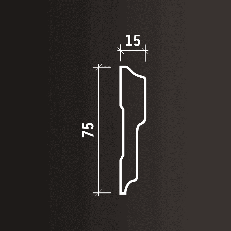 Молдинг интерьерный Европласт 1.51.342 гибкий Молдинг интерьерный Европласт 1.51.342 гибкий